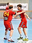 05.12.2015, Krems, Handball, Handball Liga Austria, HLA, GD, UHK Krems, HC Hard,<br>VISY Norbert, SCHOPF Tobias<br><br>Copyright DIENER / Zierlinger Karl<br>Marktgasse 3-7 / 4 / 5 / 21<br>A-1090 Wien<br>Telefax +43 1 955 32 35<br>Mobil +43 676 629 98 51<br>BA-CA<br>Bank Nr. 12000<br>Account Nr. 00712 223 783<br>e-mail: agentur@diener.at<br>Datenbank: www.diener.at