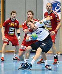 05.12.2015, Krems, Handball, Handball Liga Austria, HLA, GD, UHK Krems, HC Hard,<br>VISY Norbert, WALZER Guenther, ZEINER Gerald, MITKOV Vlatko<br><br>Copyright DIENER / Zierlinger Karl<br>Marktgasse 3-7 / 4 / 5 / 21<br>A-1090 Wien<br>Telefax +43 1 955 32 35<br>Mobil +43 676 629 98 51<br>BA-CA<br>Bank Nr. 12000<br>Account Nr. 00712 223 783<br>e-mail: agentur@diener.at<br>Datenbank: www.diener.at