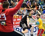 27.02.2016, Krems, Handball, Handball Liga Austria, HLA, OPO, UHK Krems, Bregenz,<br>SHEJBAL Mihal, RAUCH Julian, SCHOPF Tobias<br><br><br><br>Copyright DIENER / Zierlinger Karl<br>Marktgasse 3-7 / 4 / 5 / 21<br>A-1090 Wien<br>Telefax +43 1 955 32 35<br>Mobil +43 676 629 98 51<br>BA-CA<br>Bank Nr. 12000<br>Account Nr. 00712 223 783<br>e-mail: agentur@diener.at<br>Datenbank: www.diener.at