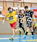 27.02.2016, Krems, Handball, Handball Liga Austria, HLA, OPO, UHK Krems, Bregenz,<br>SCHOPF Tobias, ESEGOVIC Ante<br><br><br><br>Copyright DIENER / Zierlinger Karl<br>Marktgasse 3-7 / 4 / 5 / 21<br>A-1090 Wien<br>Telefax +43 1 955 32 35<br>Mobil +43 676 629 98 51<br>BA-CA<br>Bank Nr. 12000<br>Account Nr. 00712 223 783<br>e-mail: agentur@diener.at<br>Datenbank: www.diener.at