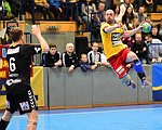 27.02.2016, Krems, Handball, Handball Liga Austria, HLA, OPO, UHK Krems, Bregenz,<br>FRUEHSTUECK Lukas, BOZSO Andras<br><br><br><br>Copyright DIENER / Zierlinger Karl<br>Marktgasse 3-7 / 4 / 5 / 21<br>A-1090 Wien<br>Telefax +43 1 955 32 35<br>Mobil +43 676 629 98 51<br>BA-CA<br>Bank Nr. 12000<br>Account Nr. 00712 223 783<br>e-mail: agentur@diener.at<br>Datenbank: www.diener.at