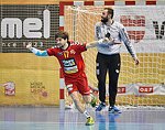 12.02.2016, Krems, Handball, Handball Liga Austria, HLA, OPO, UHK Krems, HC Hard,<br>SCHOPF Tobias, DOKNIC Golub<br><br><br><br>Copyright DIENER / Zierlinger Karl<br>Marktgasse 3-7 / 4 / 5 / 21<br>A-1090 Wien<br>Telefax +43 1 955 32 35<br>Mobil +43 676 629 98 51<br>BA-CA<br>Bank Nr. 12000<br>Account Nr. 00712 223 783<br>e-mail: agentur@diener.at<br>Datenbank: www.diener.at