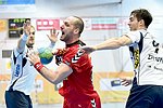 12.02.2016, Krems, Handball, Handball Liga Austria, HLA, OPO, UHK Krems, HC Hard,<br>ZEINER Gerald, SURAC Domagoj, ZIVKOVIC Boris<br><br><br><br>Copyright DIENER / Zierlinger Karl<br>Marktgasse 3-7 / 4 / 5 / 21<br>A-1090 Wien<br>Telefax +43 1 955 32 35<br>Mobil +43 676 629 98 51<br>BA-CA<br>Bank Nr. 12000<br>Account Nr. 00712 223 783<br>e-mail: agentur@diener.at<br>Datenbank: www.diener.at