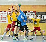 12.03.2016,  Krems,  Handball,  Handball Liga Austria,  HLA, OPO,  UHK Krems,  Union Leoben,<br>SURAC Domagoj, NEUHOLD Christoph, JANDL Stephan, SABAZGIRAEV Hasbulat, SIMEK Marko<br><br><br>Copyright DIENER / Zierlinger <br>Marktgasse 3-7 / 4 / 5 / 21<br>A-1090 Wien<br>Telefax +43 1 955 32 35<br>Mobil +43 676 629 98 51<br>BA-CA<br>Bank Nr. 12000<br>Account Nr. 00712 223 783<br>e-mail: agentur@diener.at<br>Datenbank: www.diener.at