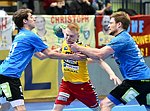 12.03.2016,  Krems,  Handball,  Handball Liga Austria,  HLA, OPO,  UHK Krems,  Union Leoben,<br>KUHN Thomas, JARESCH Juergen, SCHWARZ Andreas<br><br><br>Copyright DIENER / Zierlinger <br>Marktgasse 3-7 / 4 / 5 / 21<br>A-1090 Wien<br>Telefax +43 1 955 32 35<br>Mobil +43 676 629 98 51<br>BA-CA<br>Bank Nr. 12000<br>Account Nr. 00712 223 783<br>e-mail: agentur@diener.at<br>Datenbank: www.diener.at