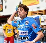 12.03.2016,  Krems,  Handball,  Handball Liga Austria,  HLA, OPO,  UHK Krems,  Union Leoben,<br>KUHN Thomas<br><br><br>Copyright DIENER / Zierlinger <br>Marktgasse 3-7 / 4 / 5 / 21<br>A-1090 Wien<br>Telefax +43 1 955 32 35<br>Mobil +43 676 629 98 51<br>BA-CA<br>Bank Nr. 12000<br>Account Nr. 00712 223 783<br>e-mail: agentur@diener.at<br>Datenbank: www.diener.at