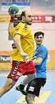 12.03.2016,  Krems,  Handball,  Handball Liga Austria,  HLA, OPO,  UHK Krems,  Union Leoben,<br>MITKOV Vlatko, SABAZGIRAEV Hasbulat<br><br><br>Copyright DIENER / Zierlinger <br>Marktgasse 3-7 / 4 / 5 / 21<br>A-1090 Wien<br>Telefax +43 1 955 32 35<br>Mobil +43 676 629 98 51<br>BA-CA<br>Bank Nr. 12000<br>Account Nr. 00712 223 783<br>e-mail: agentur@diener.at<br>Datenbank: www.diener.at