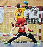 12.03.2016,  Krems,  Handball,  Handball Liga Austria,  HLA, OPO,  UHK Krems,  Union Leoben,<br>FEICHTINGER Sebastian, MUSEL Gregory<br><br><br>Copyright DIENER / Zierlinger <br>Marktgasse 3-7 / 4 / 5 / 21<br>A-1090 Wien<br>Telefax +43 1 955 32 35<br>Mobil +43 676 629 98 51<br>BA-CA<br>Bank Nr. 12000<br>Account Nr. 00712 223 783<br>e-mail: agentur@diener.at<br>Datenbank: www.diener.at