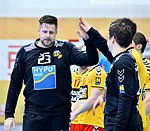 12.03.2016,  Krems,  Handball,  Handball Liga Austria,  HLA, OPO,  UHK Krems,  Union Leoben,<br>SHEJBAL Mihal, DEIFL Florian<br><br><br>Copyright DIENER / Zierlinger <br>Marktgasse 3-7 / 4 / 5 / 21<br>A-1090 Wien<br>Telefax +43 1 955 32 35<br>Mobil +43 676 629 98 51<br>BA-CA<br>Bank Nr. 12000<br>Account Nr. 00712 223 783<br>e-mail: agentur@diener.at<br>Datenbank: www.diener.at