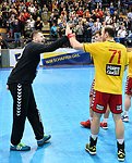 12.03.2016,  Krems,  Handball,  Handball Liga Austria,  HLA, OPO,  UHK Krems,  Union Leoben,<br>SHEJBAL Mihal, MITKOV Vlatko<br><br><br>Copyright DIENER / Zierlinger <br>Marktgasse 3-7 / 4 / 5 / 21<br>A-1090 Wien<br>Telefax +43 1 955 32 35<br>Mobil +43 676 629 98 51<br>BA-CA<br>Bank Nr. 12000<br>Account Nr. 00712 223 783<br>e-mail: agentur@diener.at<br>Datenbank: www.diener.at