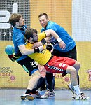 12.03.2016,  Krems,  Handball,  Handball Liga Austria,  HLA, OPO,  UHK Krems,  Union Leoben,<br>SCHWARZ Andreas, FEICHTINGER Sebastian,  KOVACECH Marek,<br><br>Copyright DIENER / Zierlinger <br>Marktgasse 3-7 / 4 / 5 / 21<br>A-1090 Wien<br>Telefax +43 1 955 32 35<br>Mobil +43 676 629 98 51<br>BA-CA<br>Bank Nr. 12000<br>Account Nr. 00712 223 783<br>e-mail: agentur@diener.at<br>Datenbank: www.diener.at