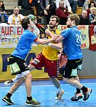 12.03.2016,  Krems,  Handball,  Handball Liga Austria,  HLA, OPO,  UHK Krems,  Union Leoben,<br>KUHN Thomas, FEICHTINGER Sebastian, SCHWARZ Andreas<br><br><br>Copyright DIENER / Zierlinger <br>Marktgasse 3-7 / 4 / 5 / 21<br>A-1090 Wien<br>Telefax +43 1 955 32 35<br>Mobil +43 676 629 98 51<br>BA-CA<br>Bank Nr. 12000<br>Account Nr. 00712 223 783<br>e-mail: agentur@diener.at<br>Datenbank: www.diener.at