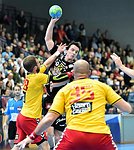 17.04.2016, Krems, Handball, Handball Liga Austria, HLA, OPO, UHK Krems, WAT Margareten,<br>FEICHTINGER Sebastian, KOLAR Markus, SURAC Domagoj<br><br><br><br>Copyright DIENER / Zierlinger<br>Marktgasse 3-7 / 4 / 5 / 21<br>A-1090 Wien<br>Telefax +43 1 955 32 35<br>Mobil +43 676 629 98 51<br>BA-CA<br>Bank Nr. 12000<br>Account Nr. 00712 223 783<br>e-mail: agentur@diener.at<br>Datenbank: www.diener.at