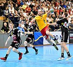 17.04.2016, Krems, Handball, Handball Liga Austria, HLA, OPO, UHK Krems, WAT Margareten,<br>JONAS Herbert, MITKOV Vlatko, ZIURA Vytautas<br><br><br><br>Copyright DIENER / Zierlinger<br>Marktgasse 3-7 / 4 / 5 / 21<br>A-1090 Wien<br>Telefax +43 1 955 32 35<br>Mobil +43 676 629 98 51<br>BA-CA<br>Bank Nr. 12000<br>Account Nr. 00712 223 783<br>e-mail: agentur@diener.at<br>Datenbank: www.diener.at