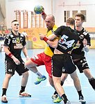 17.04.2016, Krems, Handball, Handball Liga Austria, HLA, OPO, UHK Krems, WAT Margareten,<br>ALJETIC Nikola, SURAC Domagoj, ZIURA Vytautas, BILYK Nikola<br><br><br><br>Copyright DIENER / Zierlinger<br>Marktgasse 3-7 / 4 / 5 / 21<br>A-1090 Wien<br>Telefax +43 1 955 32 35<br>Mobil +43 676 629 98 51<br>BA-CA<br>Bank Nr. 12000<br>Account Nr. 00712 223 783<br>e-mail: agentur@diener.at<br>Datenbank: www.diener.at