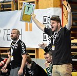 17.04.2016, Krems, Handball, Handball Liga Austria, HLA, OPO, UHK Krems, WAT Margareten,<br>ECKL Peter, WAGNER Tobias<br><br><br><br>Copyright DIENER / Zierlinger<br>Marktgasse 3-7 / 4 / 5 / 21<br>A-1090 Wien<br>Telefax +43 1 955 32 35<br>Mobil +43 676 629 98 51<br>BA-CA<br>Bank Nr. 12000<br>Account Nr. 00712 223 783<br>e-mail: agentur@diener.at<br>Datenbank: www.diener.at