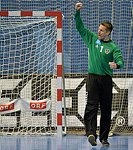 07.04.2016, Krems, Handball, Laenderspiel, Maenner,  Nationalteam, Testspiel, Oesterreich, Tschechien<br>BAUER Thomas<br><br><br>Copyright DIENER / Zierlinger<br>Marktgasse 3-7 / 4 / 5 / 21<br>A-1090 Wien<br>Telefax +43 1 955 32 35<br>Mobil +43 676 629 98 51<br>BA-CA<br>Bank Nr. 12000<br>Account Nr. 00712 223 783<br>e-mail: agentur@diener.at<br>Datenbank: www.diener.at