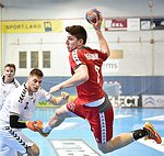 07.04.2016, Krems, Handball, Laenderspiel, Maenner,  Nationalteam, Testspiel, Oesterreich, Tschechien<br>PETROVSKX Leos, HERMANN Alexander<br><br><br>Copyright DIENER / Zierlinger<br>Marktgasse 3-7 / 4 / 5 / 21<br>A-1090 Wien<br>Telefax +43 1 955 32 35<br>Mobil +43 676 629 98 51<br>BA-CA<br>Bank Nr. 12000<br>Account Nr. 00712 223 783<br>e-mail: agentur@diener.at<br>Datenbank: www.diener.at