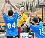 30.04.2016,  Krems,  Handball,  Handball Liga Austria,  HLA, U-20,  UHK Krems,  Union Leoben,<br><br><br><br>Copyright DIENER / Zierlinger <br>Marktgasse 3-7 / 4 / 5 / 21<br>A-1090 Wien<br>Telefax +43 1 955 32 35<br>Mobil +43 676 629 98 51<br>BA-CA<br>Bank Nr. 12000<br>Account Nr. 00712 223 783<br>e-mail: agentur@diener.at<br>Datenbank: www.diener.at