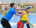 30.04.2016,  Krems,  Handball,  Handball Liga Austria,  HLA, U-20,  UHK Krems,  Union Leoben,<br><br><br><br>Copyright DIENER / Zierlinger <br>Marktgasse 3-7 / 4 / 5 / 21<br>A-1090 Wien<br>Telefax +43 1 955 32 35<br>Mobil +43 676 629 98 51<br>BA-CA<br>Bank Nr. 12000<br>Account Nr. 00712 223 783<br>e-mail: agentur@diener.at<br>Datenbank: www.diener.at