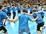 30.04.2016,  Krems,  Handball,  Handball Liga Austria,  HLA, VF,  UHK Krems,  Union Leoben,<br>Jubelreigen Leoben<br><br><br>Copyright DIENER / Zierlinger <br>Marktgasse 3-7 / 4 / 5 / 21<br>A-1090 Wien<br>Telefax +43 1 955 32 35<br>Mobil +43 676 629 98 51<br>BA-CA<br>Bank Nr. 12000<br>Account Nr. 00712 223 783<br>e-mail: agentur@diener.at<br>Datenbank: www.diener.at