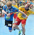 30.04.2016,  Krems,  Handball,  Handball Liga Austria,  HLA, VF,  UHK Krems,  Union Leoben,<br>SCHWARZ Andreas, SURAC Domagoj<br><br><br>Copyright DIENER / Zierlinger <br>Marktgasse 3-7 / 4 / 5 / 21<br>A-1090 Wien<br>Telefax +43 1 955 32 35<br>Mobil +43 676 629 98 51<br>BA-CA<br>Bank Nr. 12000<br>Account Nr. 00712 223 783<br>e-mail: agentur@diener.at<br>Datenbank: www.diener.at