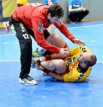 30.04.2016,  Krems,  Handball,  Handball Liga Austria,  HLA, VF,  UHK Krems,  Union Leoben,<br>MUSEL Gregory, SURAC Domagoj<br><br><br>Copyright DIENER / Zierlinger <br>Marktgasse 3-7 / 4 / 5 / 21<br>A-1090 Wien<br>Telefax +43 1 955 32 35<br>Mobil +43 676 629 98 51<br>BA-CA<br>Bank Nr. 12000<br>Account Nr. 00712 223 783<br>e-mail: agentur@diener.at<br>Datenbank: www.diener.at