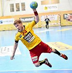 30.04.2016,  Krems,  Handball,  Handball Liga Austria,  HLA, VF,  UHK Krems,  Union Leoben,<br>VISY Norbert<br><br><br>Copyright DIENER / Zierlinger <br>Marktgasse 3-7 / 4 / 5 / 21<br>A-1090 Wien<br>Telefax +43 1 955 32 35<br>Mobil +43 676 629 98 51<br>BA-CA<br>Bank Nr. 12000<br>Account Nr. 00712 223 783<br>e-mail: agentur@diener.at<br>Datenbank: www.diener.at