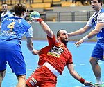 30.01.2016, Krems, Handball, Handball Liga Austria, HLA, Testspiel, UHK Krems, HC Linz,<br>REISINGER Florian, SURAC Domagoj, GIESELBRECHT Simon<br><br><br>Copyright / www. sportfotos. at<br>Missongasse 21<br>A - 3500 Krems<br>zierlinger@sportfotos.at<br>www.sportfotos.at<br>Kremser Bank <br>BIC SPKDAT21XXX<br>IBAN AT392022800704000918<br>