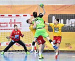 20.04.2017,  Krems,  Handball,  Handball Liga Austria,  HLA, VF,  UHK Krems,  SG Westwien<br>MUSEL Gregory, POSCH Fabian, SEITZ Philipp, TOMANN Aron<br><br><br>Copyright DIENER / Zierlinger <br>Marktgasse 3-7 / 4 / 5 / 21<br>A-1090 Wien<br>Telefax +43 1 955 32 35<br>Mobil +43 676 629 98 51<br>BA-CA<br>Bank Nr. 12000<br>Account Nr. 00712 223 783<br>e-mail: agentur@diener.at<br>Datenbank: www.diener.at