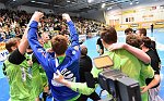 28.04.2017,  Krems,  Handball,  Handball Liga Austria,  HLA, 3.VF,  UHK Krems,  SG Westwien<br>Siegesjubel Westwien<br><br><br>Copyright DIENER / Zierlinger <br>Marktgasse 3-7 / 4 / 5 / 21<br>A-1090 Wien<br>Telefax +43 1 955 32 35<br>Mobil +43 676 629 98 51<br>BA-CA<br>Bank Nr. 12000<br>Account Nr. 00712 223 783<br>e-mail: agentur@diener.at<br>Datenbank: www.diener.at