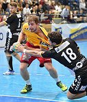 28.10.2016, Krems, Handball,  Handball Liga Austria, HLA, GD, UHK Krems, Bregenz,<br>POSCH Fabian, BAMMER Dominik<br><br><br>Copyright / www. sportfotos. at<br>Missongasse 21<br>A - 3500 Krems<br>zierlinger@sportfotos.at<br>www.sportfotos.at<br>Kremser Bank <br>BIC SPKDAT21XXX<br>IBAN AT392022800704000918<br>