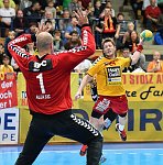 28.10.2016, Krems, Handball,  Handball Liga Austria, HLA, GD, UHK Krems, Bregenz,<br>ALEKSIC Goran, VISY Norbert<br><br><br>Copyright / www. sportfotos. at<br>Missongasse 21<br>A - 3500 Krems<br>zierlinger@sportfotos.at<br>www.sportfotos.at<br>Kremser Bank <br>BIC SPKDAT21XXX<br>IBAN AT392022800704000918<br>
