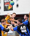 16.09.2016, Krems, Handball, Handball Liga Austria, HLA, GD, UHK Krems, HC Bruck,<br>VISY Norbert, SIMEK Marko, PLASSNIG Luca<br><br><br>Copyright / www. sportfotos. at<br>Missongasse 21<br>A - 3500 Krems<br>zierlinger@sportfotos.at<br>www.sportfotos.at<br>Kremser Bank <br>BIC SPKDAT21XXX<br>IBAN AT392022800704000918<br>
