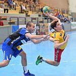 16.09.2016, Krems, Handball, Handball Liga Austria, HLA, U-20, UHK Krems, HC Bruck,<br><br><br><br>Copyright / www. sportfotos. at<br>Missongasse 21<br>A - 3500 Krems<br>zierlinger@sportfotos.at<br>www.sportfotos.at<br>Kremser Bank <br>BIC SPKDAT21XXX<br>IBAN AT392022800704000918<br>