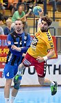 16.09.2016, Krems, Handball, Handball Liga Austria, HLA, GD, UHK Krems, HC Bruck,<br>GASPEROV Deni, SCHOPF Tobias<br><br><br>Copyright / www. sportfotos. at<br>Missongasse 21<br>A - 3500 Krems<br>zierlinger@sportfotos.at<br>www.sportfotos.at<br>Kremser Bank <br>BIC SPKDAT21XXX<br>IBAN AT392022800704000918<br>