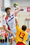 04.10.2016, Krems, Handball, Handball Liga Austria, HLA, GD, UHK Krems, HC Hard,<br>WURST Konrad, WALZER Guenther<br><br><br>Copyright / www. sportfotos. at<br>Missongasse 21<br>A - 3500 Krems<br>zierlinger@sportfotos.at<br>www.sportfotos.at<br>Kremser Bank <br>BIC SPKDAT21XXX<br>IBAN AT392022800704000918