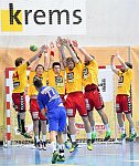 25.11.2016, Krems, Handball, Handball Liga Austria, HLA, GD, UHK Krems, HC Linz,<br>VISY Norbert, WALZER Guenther, KIKANOVIC Luka, TOMANN Aron, POSCH Fabian, FEICHTINGER Sebastian, SCHOPF Tobias<br><br><br><br><br>Copyright / www. sportfotos. at<br>Missongasse 21<br>A - 3500 Krems<br>zierlinger@sportfotos.at<br>www.sportfotos.at<br>Kremser Bank <br>BIC SPKDAT21XXX<br>IBAN AT392022800704000918