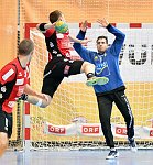 15.10.2016, Krems, Handball, Handball Liga Austria, HLA, GD, UHK Krems,  HT Schwaz,<br>LOCHNER Dario, MUSEL Gregory<br><br><br>Copyright / www. sportfotos. at<br>Missongasse 21<br>A - 3500 Krems<br>zierlinger@sportfotos.at<br>www.sportfotos.at<br>Kremser Bank <br>BIC SPKDAT21XXX<br>IBAN AT392022800704000918