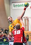 15.10.2016, Krems, Handball, Handball Liga Austria, HLA, GD, UHK Krems,  HT Schwaz,<br>MITKOV Vlatko, PRAKAPENIA Anton<br><br><br>Copyright / www. sportfotos. at<br>Missongasse 21<br>A - 3500 Krems<br>zierlinger@sportfotos.at<br>www.sportfotos.at<br>Kremser Bank <br>BIC SPKDAT21XXX<br>IBAN AT392022800704000918