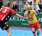 15.10.2016, Krems, Handball, Handball Liga Austria, HLA, GD, UHK Krems,  HT Schwaz,<br>KANDOLF Thomas, SCHOPF Tobias<br><br><br>Copyright / www. sportfotos. at<br>Missongasse 21<br>A - 3500 Krems<br>zierlinger@sportfotos.at<br>www.sportfotos.at<br>Kremser Bank <br>BIC SPKDAT21XXX<br>IBAN AT392022800704000918