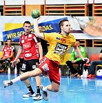 15.10.2016, Krems, Handball, Handball Liga Austria, HLA, GD, UHK Krems,  HT Schwaz,<br>KANDOLF Thomas, SIMEK Marko<br><br><br>Copyright / www. sportfotos. at<br>Missongasse 21<br>A - 3500 Krems<br>zierlinger@sportfotos.at<br>www.sportfotos.at<br>Kremser Bank <br>BIC SPKDAT21XXX<br>IBAN AT392022800704000918