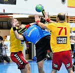03.09.2016, Krems, Handball, Handball Liga Austria, HLA, GD, UHK Krems, SC Ferlach,<br>FEICHTINGER Sebastian, MALOVIC Nemanja, MITKOV Vlatko<br><br><br>Copyright / www. sportfotos. at<br>Missongasse 21<br>A - 3500 Krems<br>zierlinger@sportfotos.at<br>www.sportfotos.at<br>Kremser Bank <br>BIC SPKDAT21XXX<br>IBAN AT392022800704000918<br>