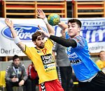 07.12.2016, Krems, Handball, Handball Liga Austria, HLA, GD, UHK Krems, Union Leoben,<br>SCHOPF Tobias, SABAGIRASEV Hasbulat<br><br>Copyright / www. sportfotos. at<br>Missongasse 21<br>A - 3500 Krems<br>zierlinger@sportfotos.at<br>www.sportfotos.at<br>Kremser Bank <br>BIC SPKDAT21XXX<br>IBAN AT392022800704000918<br>