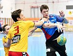 07.12.2016, Krems, Handball, Handball Liga Austria, HLA, GD, UHK Krems, Union Leoben,<br>SCHAFLER Bernhard, SALBRECHTER Stefan Bernhard<br><br><br>Copyright / www. sportfotos. at<br>Missongasse 21<br>A - 3500 Krems<br>zierlinger@sportfotos.at<br>www.sportfotos.at<br>Kremser Bank <br>BIC SPKDAT21XXX<br>IBAN AT392022800704000918<br>