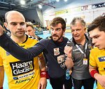 07.12.2016, Krems, Handball, Handball Liga Austria, HLA, GD, UHK Krems, Union Leoben,<br>MITKOV Vlatko, FEICHTINGER Sebastian, LASTOWITZA Herbert, TOMANN Aron<br><br><br>Copyright / www. sportfotos. at<br>Missongasse 21<br>A - 3500 Krems<br>zierlinger@sportfotos.at<br>www.sportfotos.at<br>Kremser Bank <br>BIC SPKDAT21XXX<br>IBAN AT392022800704000918<br>