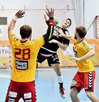 18.11.2016, Krems, Handball, Handball Liga Austria, HLA, GD, UHK Krems, WAT Margareten,<br>FEICHTINGER Sebastian, MARTINOVIC Marin, POSCH Fabian<br><br><br>Copyright / www. sportfotos. at<br>Missongasse 21<br>A - 3500 Krems<br>zierlinger@sportfotos.at<br>www.sportfotos.at<br>Kremser Bank <br>BIC SPKDAT21XXX<br>IBAN AT392022800704000918<br>