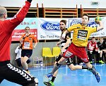 10.03.2017, Krems, Handball, Handball Liga Austria, HLA, OPO, UHK Krems, Bregenz,<br>ALEKSIC Goran, VARVNE Tobias, SCHAFLER Leonard<br><br><br>Copyright DIENER / Zierlinger Karl<br>Marktgasse 3-7 / 4 / 5 / 21<br>A-1090 Wien<br>Telefax +43 1 955 32 35<br>Mobil +43 676 629 98 51<br>BA-CA<br>Bank Nr. 12000<br>Account Nr. 00712 223 783<br>e-mail: agentur@diener.at<br>Datenbank: www.diener.at<br>