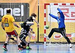 10.03.2017, Krems, Handball, Handball Liga Austria, HLA, OPO, UHK Krems, Bregenz,<br>MITKOV Vlatko, BAMMER Dominik, HEDIN Amadeus, DEIFL Florian<br><br><br>Copyright DIENER / Zierlinger Karl<br>Marktgasse 3-7 / 4 / 5 / 21<br>A-1090 Wien<br>Telefax +43 1 955 32 35<br>Mobil +43 676 629 98 51<br>BA-CA<br>Bank Nr. 12000<br>Account Nr. 00712 223 783<br>e-mail: agentur@diener.at<br>Datenbank: www.diener.at<br>