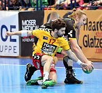 10.03.2017, Krems, Handball, Handball Liga Austria, HLA, OPO, UHK Krems, Bregenz,<br>SCHOPF Tobias, KLOPCIC Marian<br><br><br>Copyright DIENER / Zierlinger Karl<br>Marktgasse 3-7 / 4 / 5 / 21<br>A-1090 Wien<br>Telefax +43 1 955 32 35<br>Mobil +43 676 629 98 51<br>BA-CA<br>Bank Nr. 12000<br>Account Nr. 00712 223 783<br>e-mail: agentur@diener.at<br>Datenbank: www.diener.at<br>